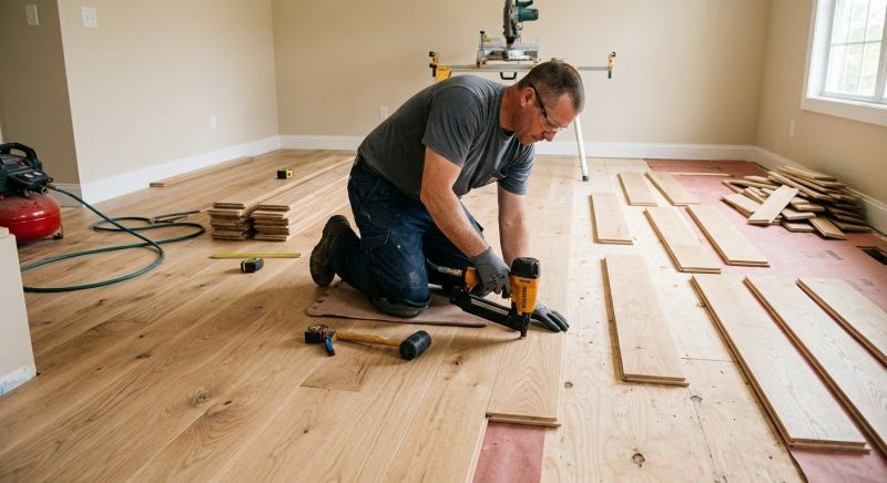 Wood Floor Service project example