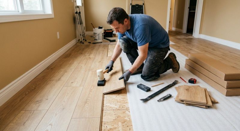 Laminate Floor Installation in Poway, CA