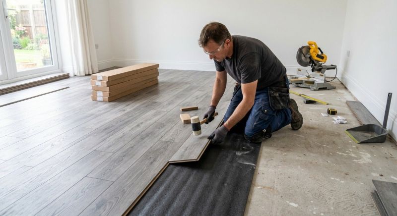 Laminate Floor Installation in Vista, CA