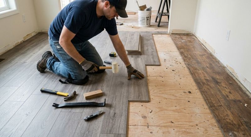 Laminate Floor Replacement in Del Mar, CA