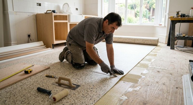 Linoleum Floor Installation in Rancho Santa Fe, CA