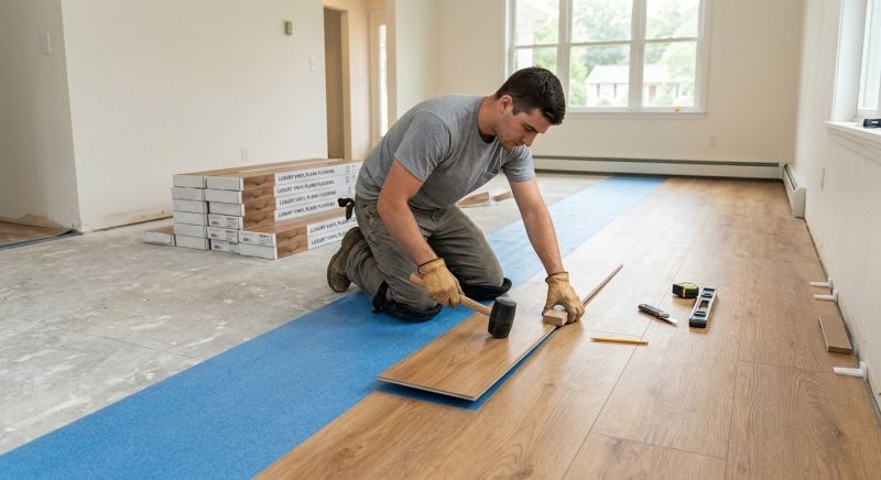 Lvt Flooring Installation in Fallbrook, CA