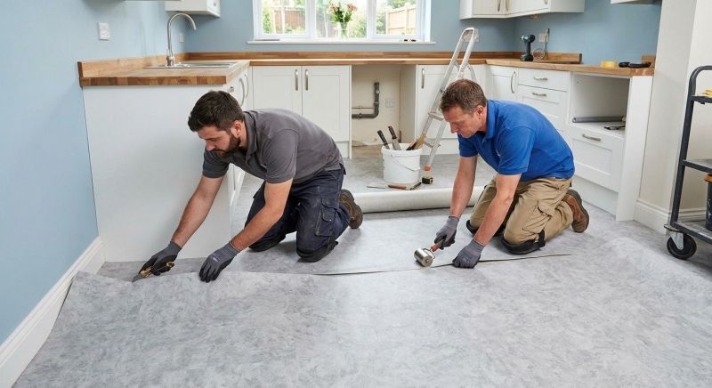 Sheet Linoleum Installation in Carlsbad, CA