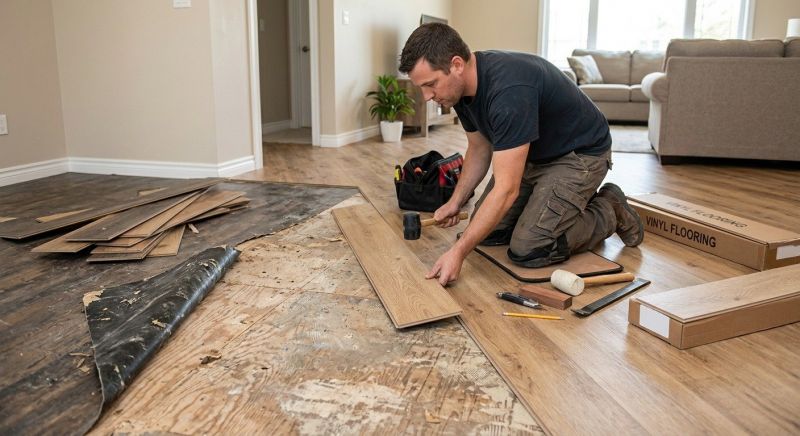 Vinyl Flooring Installation in Pala, CA